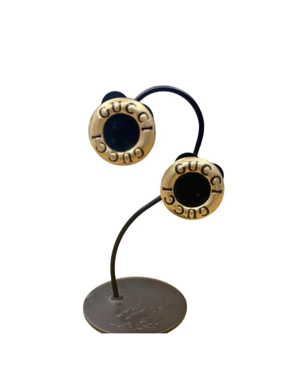 Gucci Logo Large Earrings Gold